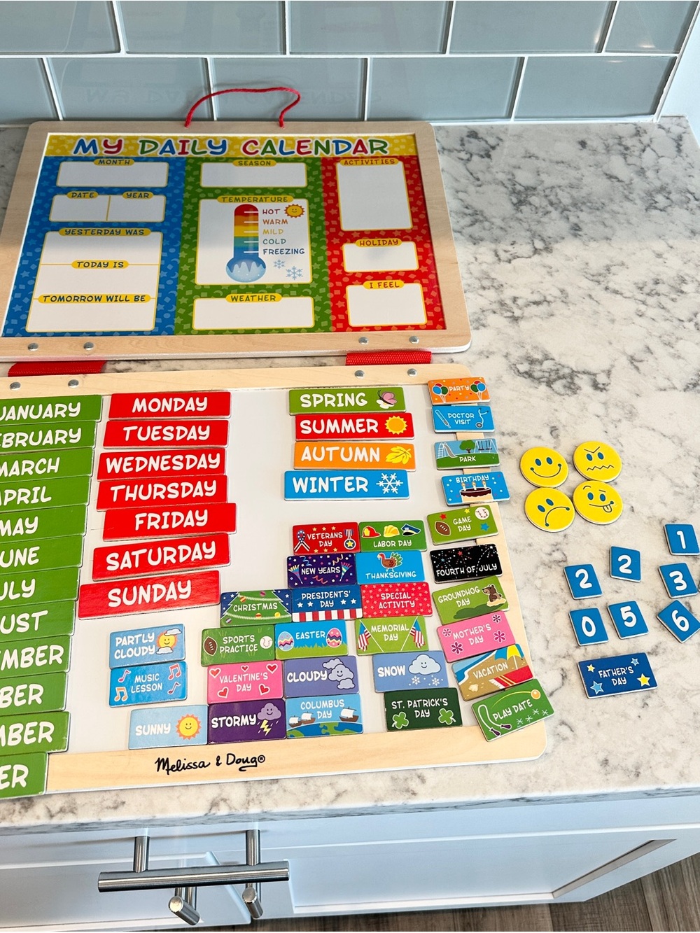 Melissa & Doug Magnetic Daily Calendar Board